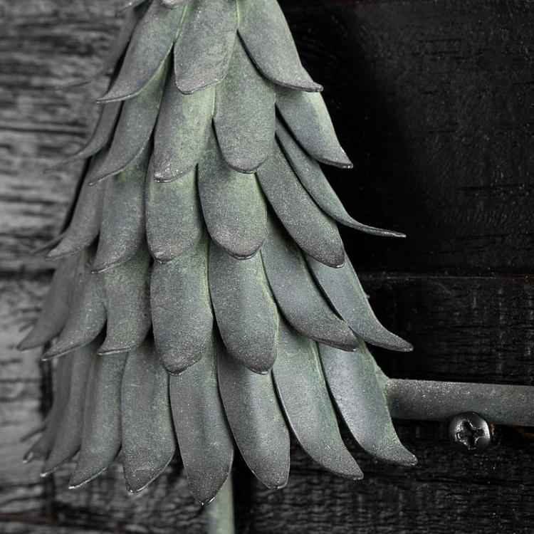 Двухместная настенная вешалка Рождественская ёлка Hooks x2 With Xmas Tree Antique Finish