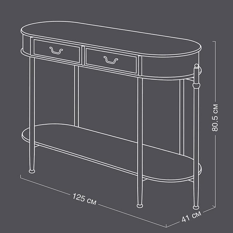 Консольный стол Neva Console With 2 Drawers - ракурс 9