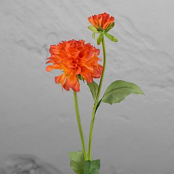 Искусственный цветок Dahlia Orange 48 cm