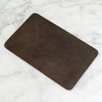 Коврик для стола Home Concept Working Station Leather Pad Small натуральная кожа Old Saddle Cocoa