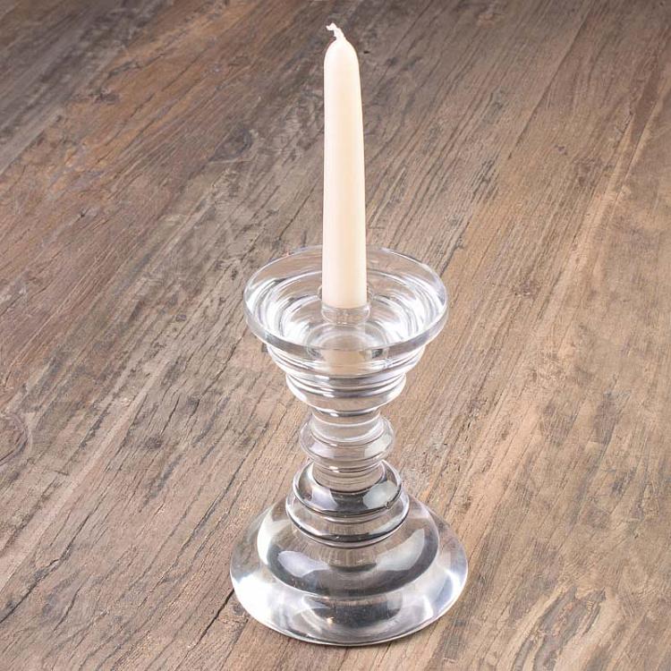 Clear Glass Candleholder Diabolo