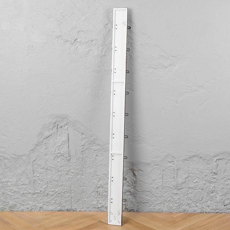 Девятиместная настенная вешалка Винтажная линейка Measuring Rod Wall Rack 9 Hooks