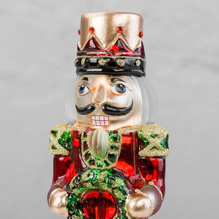 Новогодняя фигурка с подсветкой Щелкунчик Nutcracker With LED 27 cm