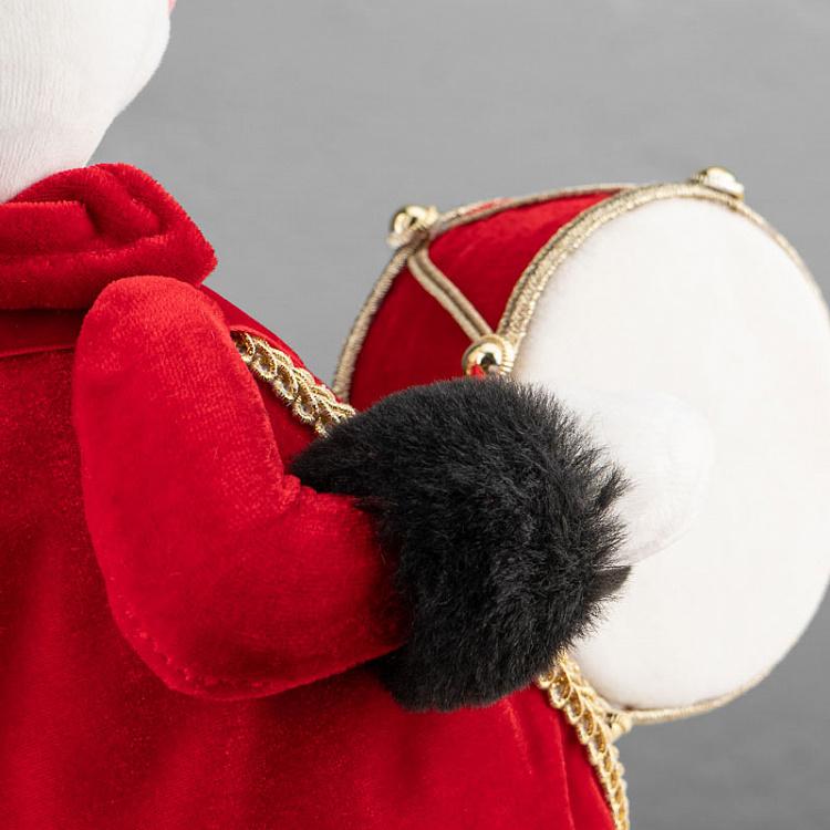 Новогодняя фигурка Мышка с барабаном 2 Mouse With Drum 2 57 cm