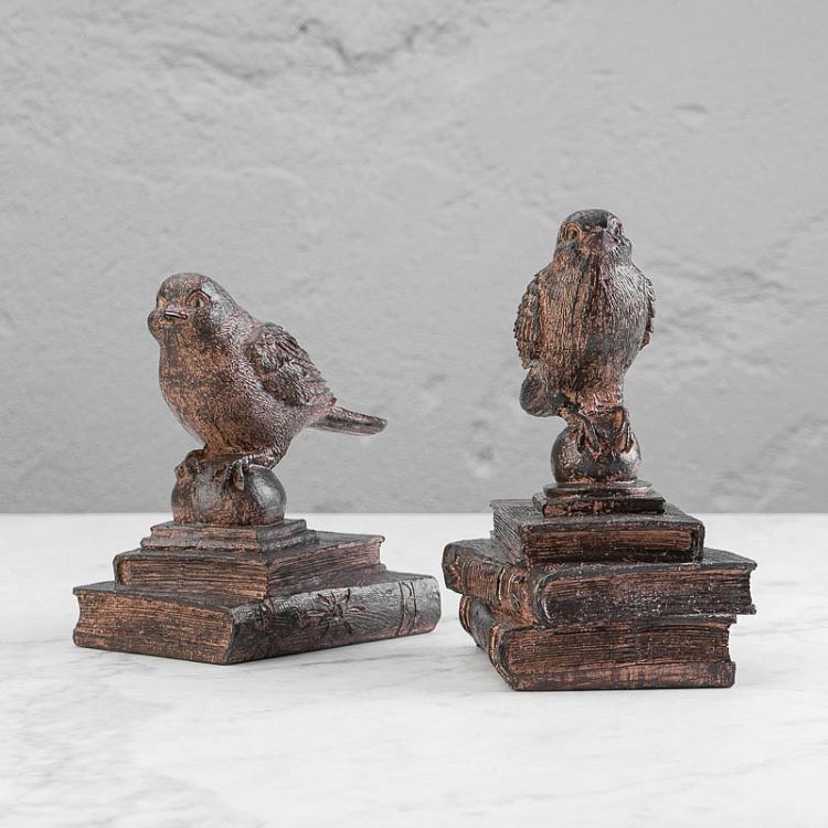 Набор из двух держателей для книг Птицы Bookend Birds