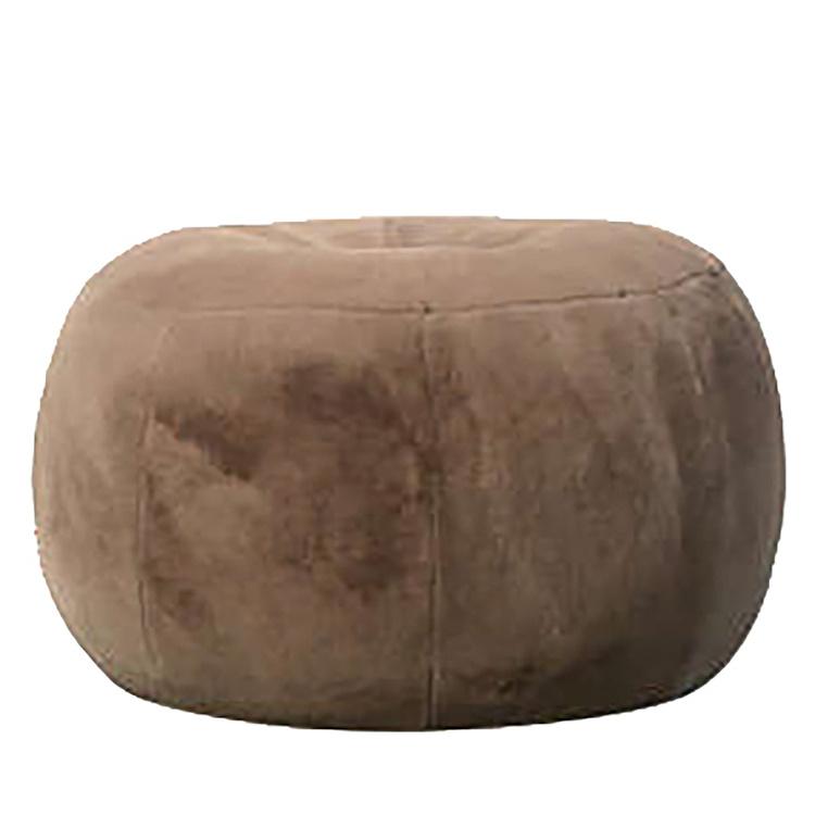 Пуфик Alaska Donut Pouf искусственный мех Big Bear Taupe