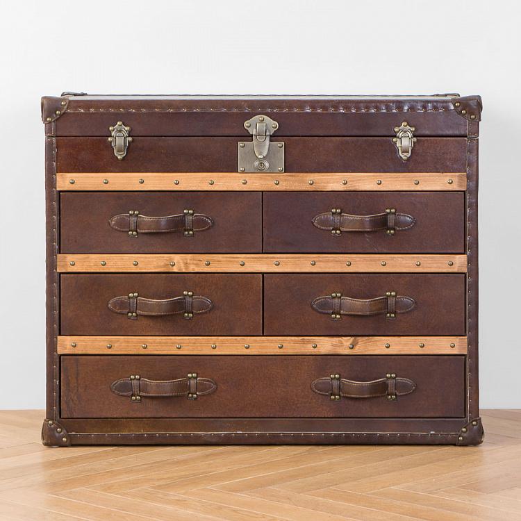 Комод-сундук Трансатлантик, светлое дерево, M Transatlantic Chest Medium, Light Wood D