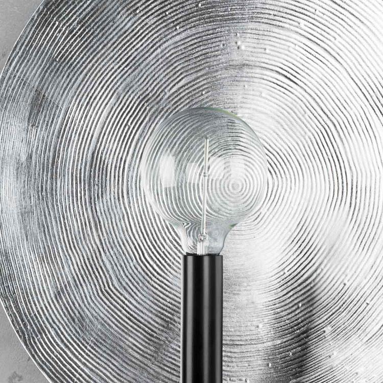 Бра Орбис, серебряная поталь, L Wall Lamp Mind And Object Orbis Large, Potal Silver