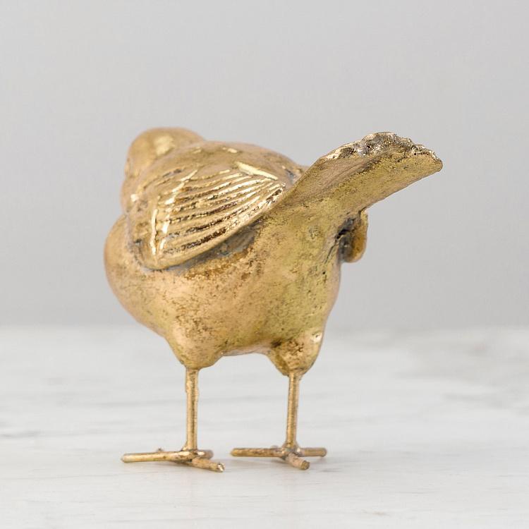 Статуэтка Золотая птица головой вниз Golden Bird Head Down Figurine