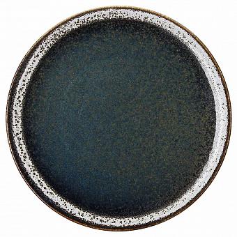 Тарелка Bloom Blue And Brown Dinner Plate