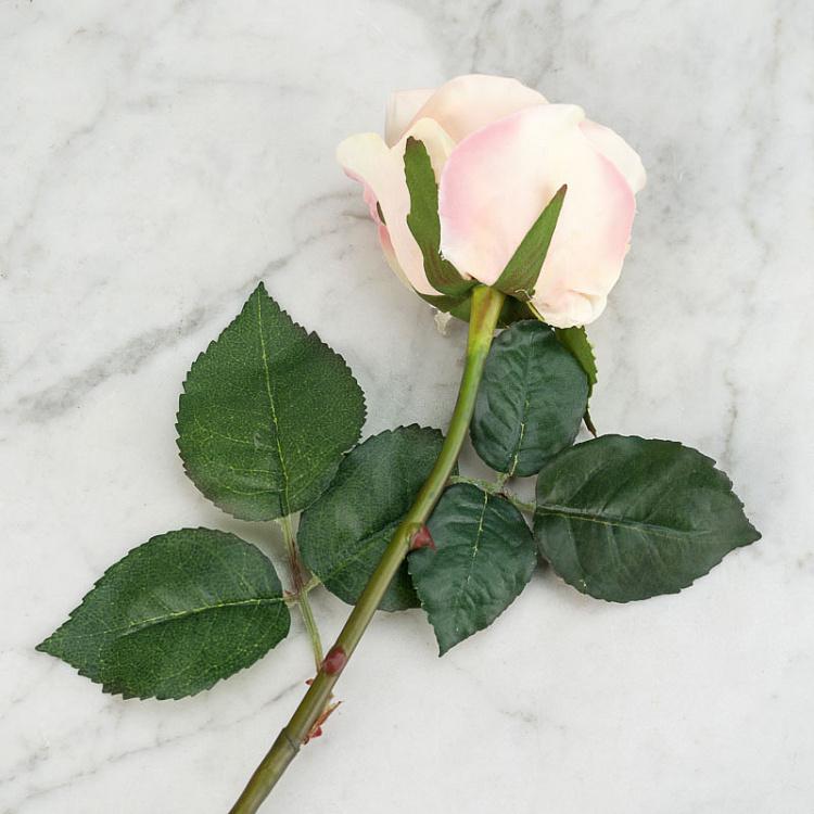 Искусственная роза Верди нежно-сиреневая с кремовым Verdi Rose Pale Lilac With Cream 58 cm