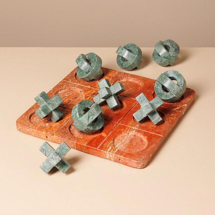 Настольная игра Marble And Travertine Tic Tac Toe Game - ракурс 2