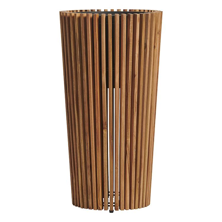 Кашпо Effectory Timberline Tall Pot Dark Wood Large