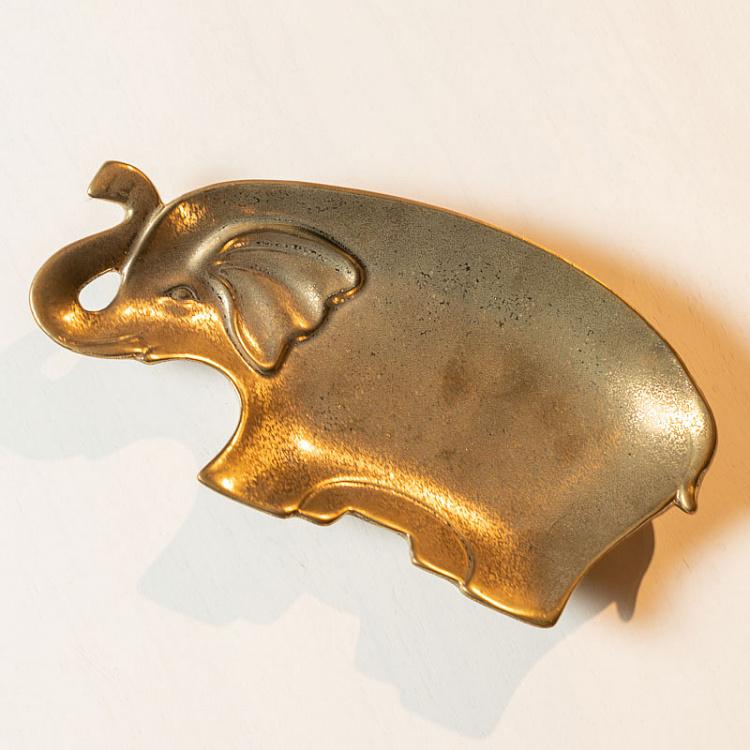 Подставка для мелочей Золотой слон Golden Elephant Trinket Tray