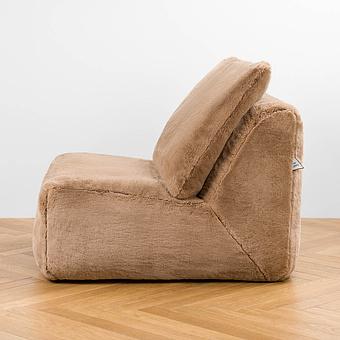 Кресло Lomfy Chair искусственный мех Big Bear Taupe - ракурс 3