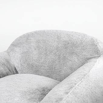Кресло Snug Chair искусственный мех Grizzly Grey - ракурс 6