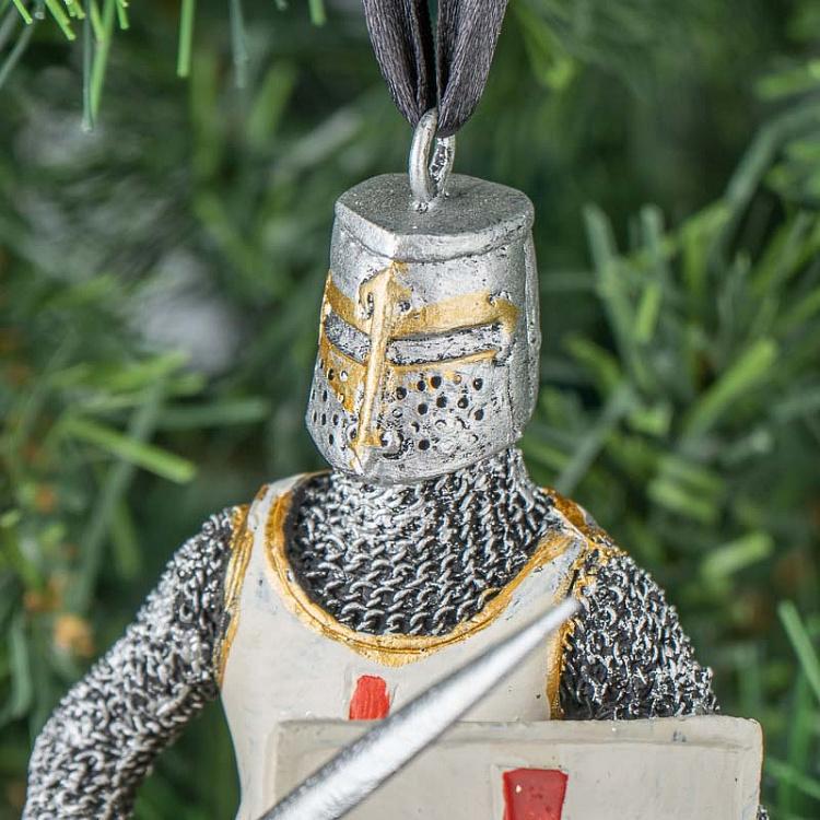 Ёлочная игрушка Рыцарь в белом Knight In White 14 cm