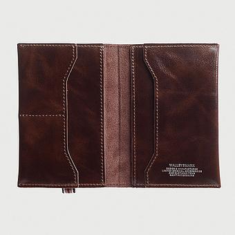 Обложка для паспорта Passport Cover натуральная кожа Vintage Cherry - ракурс 2