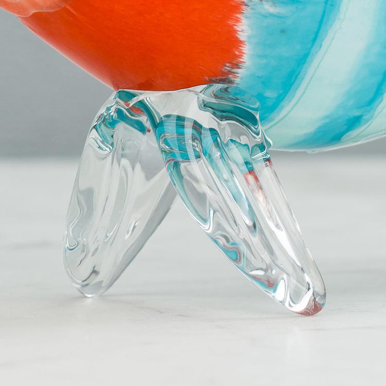 Статуэтка Разноцветная рыба Long Glass Fish Multicolor