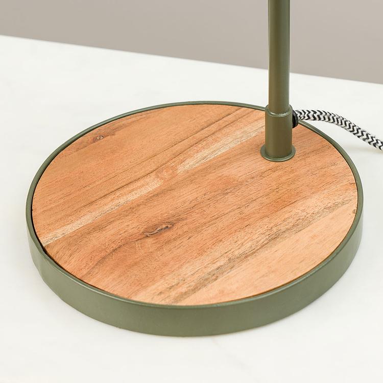 Оливковая настольная рабочая лампа Green Olive Table Lamp