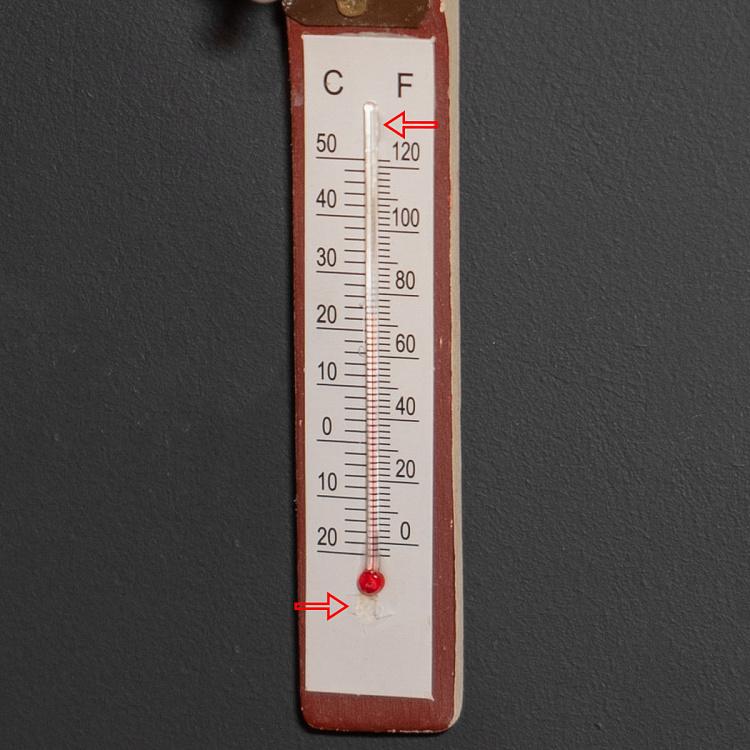 Термометр Красная лыжа дисконт3 Red Ski Thermometer discount3