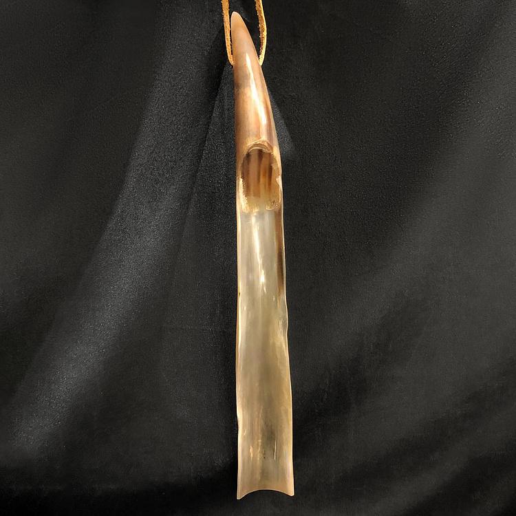 Ложка для обуви из pога дисконт2 White Horn Shoe Horn discount2