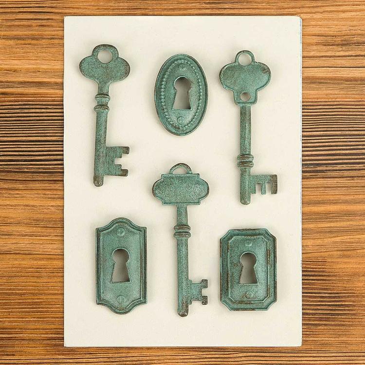 Набор из шести магнитов Страна Чудес Set Of 6 Magnets Fantasyland