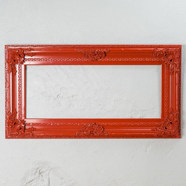 Красная декоративная рама Венеция Venice Frame Red