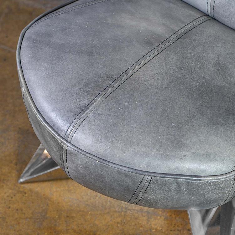 Стул Интрепид Intrepid Dining Chair, Shiny Steel