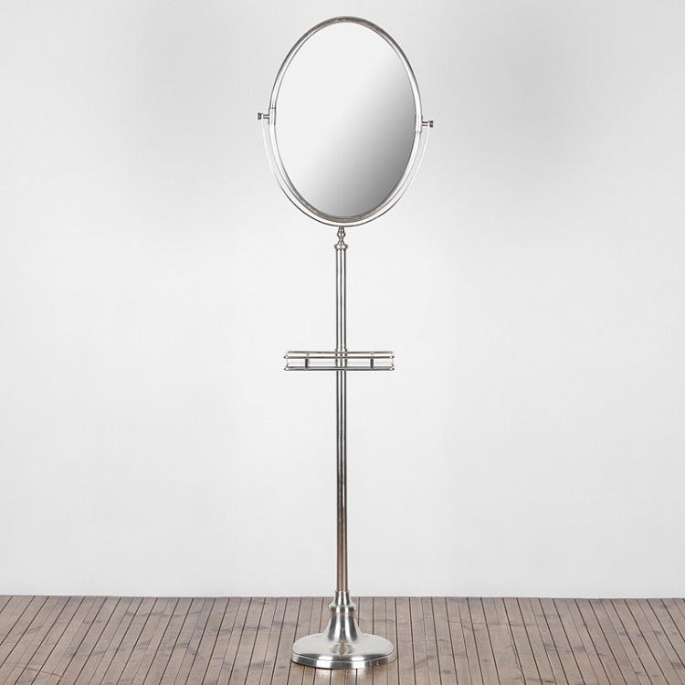 Овальное напольное вращающееся зеркало на основании Pedestal Oval Mirror