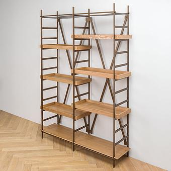 Marina Etagere, Light Grey Wood RM