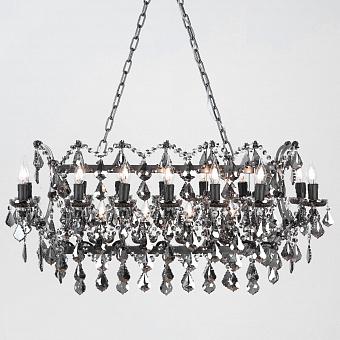 Crystal Rectangle Chandelier Small