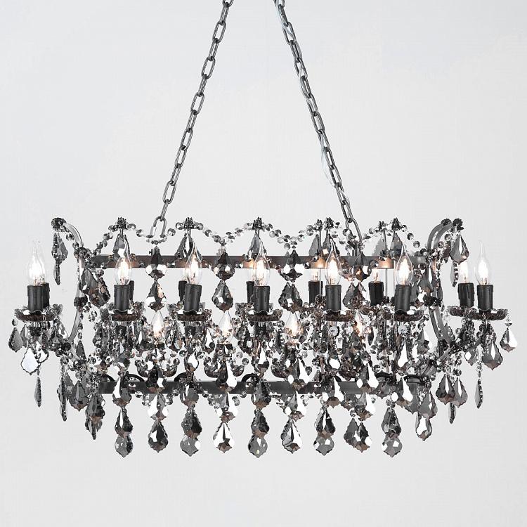 Crystal Rectangle Chandelier Small