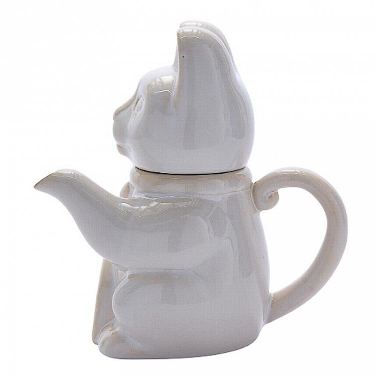 Белый чайник Мяу Miyu Teapot White
