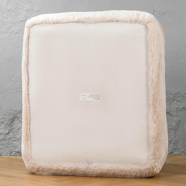 Кресло Lomfy Chair искусственный мех Big Bear Cream - ракурс 9