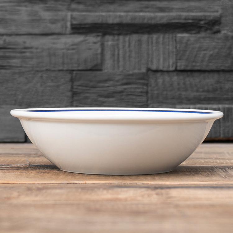 Тарелка для супа Синяя полоска, S Filo Blue Soup Plate Small