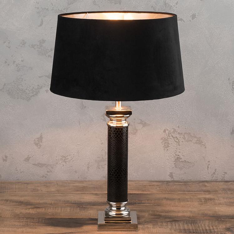 Table lamp with black hot sale shade