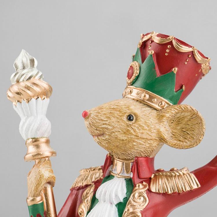 Новогодняя фигурка Мышиный король Nutcracker Mouse King 26,5 cm