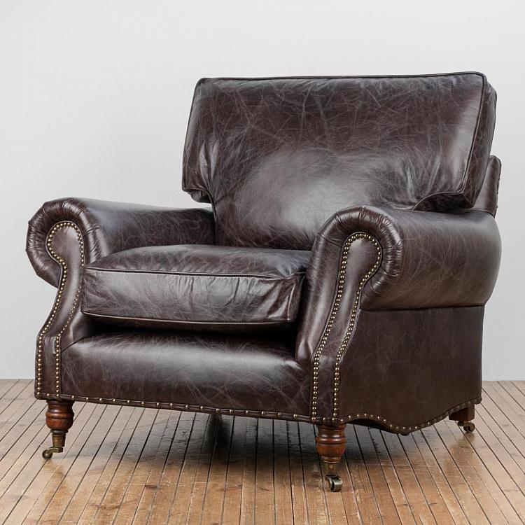 Balmoral 1 Seater, Antique Wood