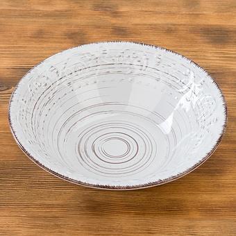 Rustic Fare Serving Bowl Cream