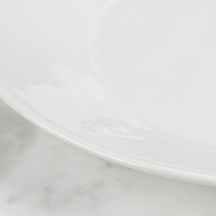Сервировочная тарелка Пчёлы Abeille Ceramic Ecru Serving Plate
