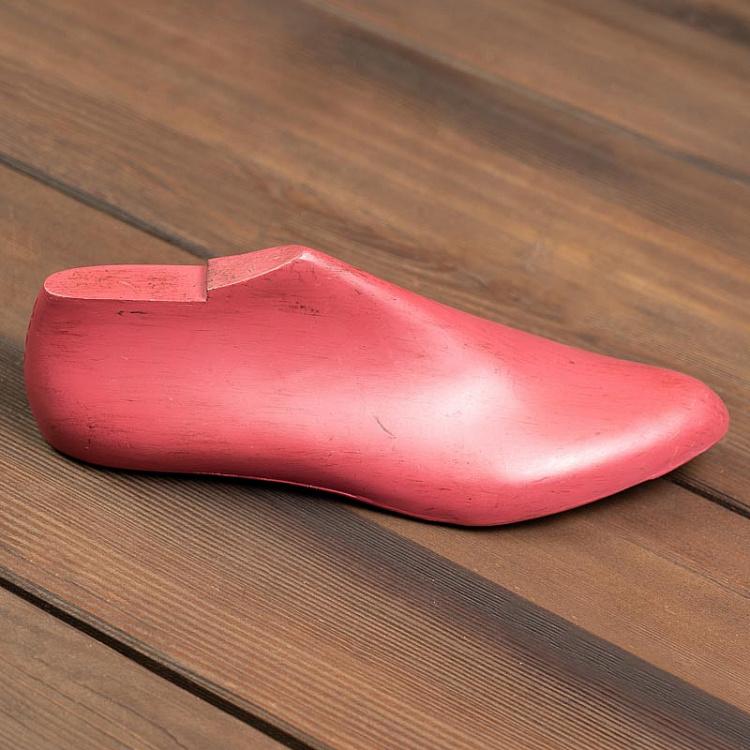 Статуэтка Красная обувная колодка, S Shoe Mould Without Stand Small Claret