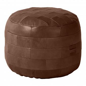 Пуфик Barbakan Footstool Small RM натуральная кожа Chocolate Whiskey