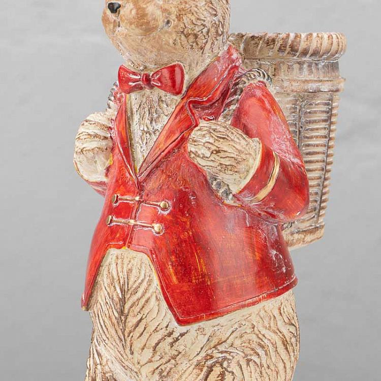 Статуэтка Кролик с корзиной Rabbit With Basket Figurine