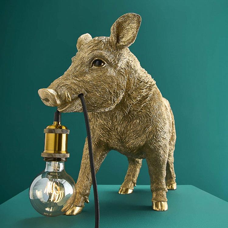 Настольная лампа Вепрь Уильям Table Lamp Boar William