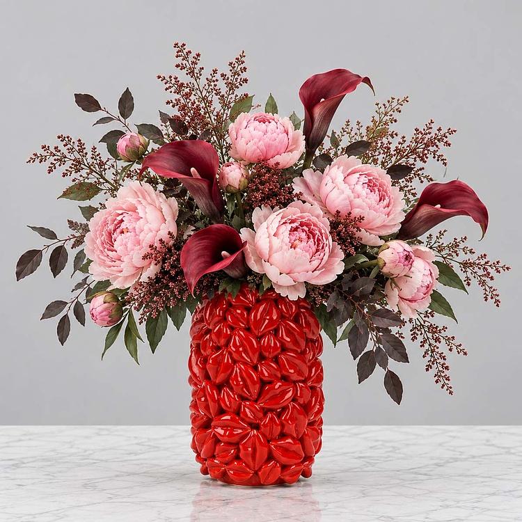 Ваза Lips Vase Red