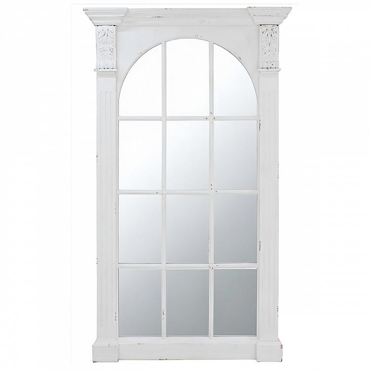 Напольное зеркало Лили Lily Antique Floor Mirror White