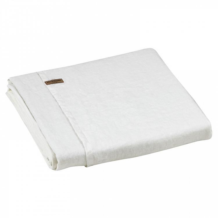 Белая простыня из хлопка перкаль Авенюн, 260х270 см Avenyn Flat Sheet All White 260x270 cm