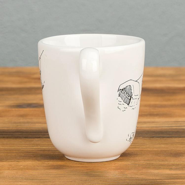 Набор из трёх кружек Горнолыжное путешествие Set Of 3 Mugs Ski Trip