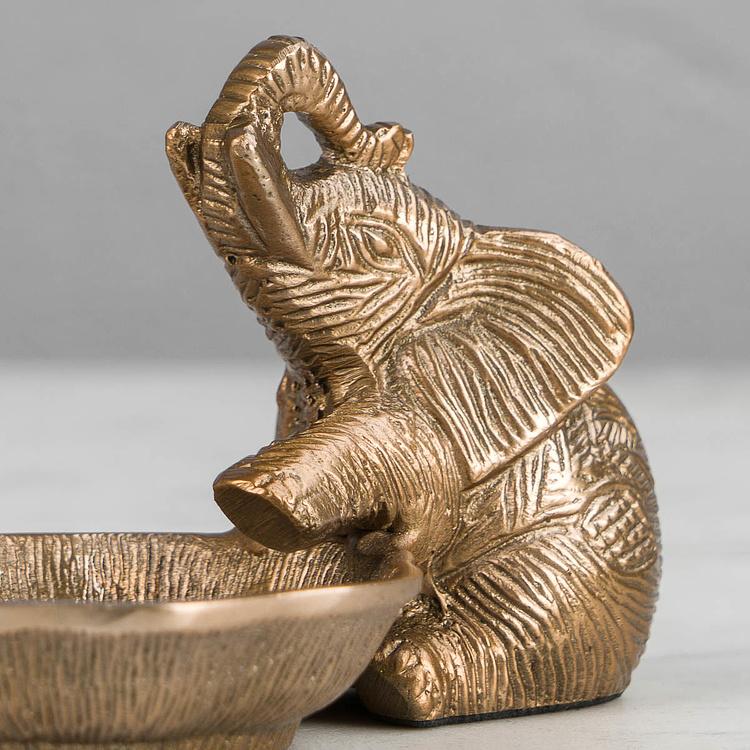 Подставка для мелочей Слон у водопоя Elephant Trinket Tray